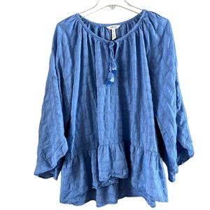 Matilda Jane women’s gathered full sleeves blouse  size extra large